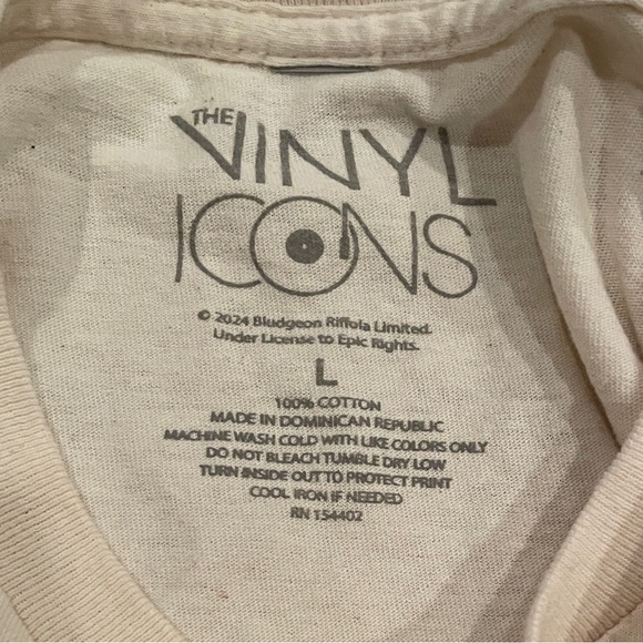 NWOT The Vinyl Icons Fairygrunge Def Leppard Graphic Y2K Retro T-shirt LG - Picture 4 of 7